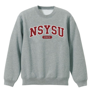 NSYSU經典款美式大學T_灰